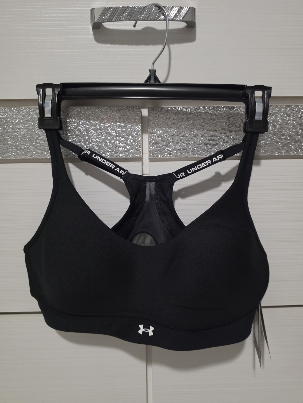 Under Armour Black Racerback High-Support Sports Bra